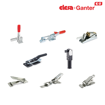 Қулфҳои ҳалнадор, механикӣ ва қулфҳои шиддат бо қалмоқчаи Elesa+Ganter