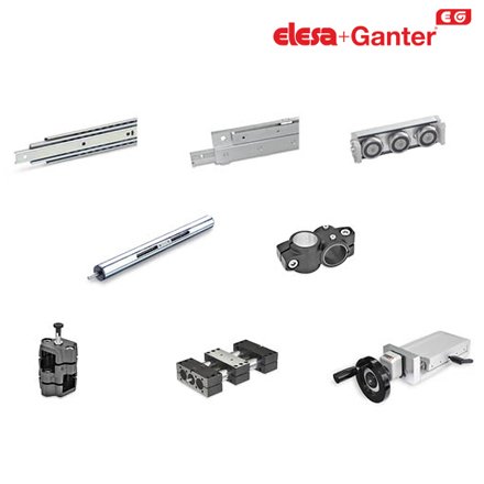 Elesa+Ganter ҷузъҳои ҳаракати хатӣ