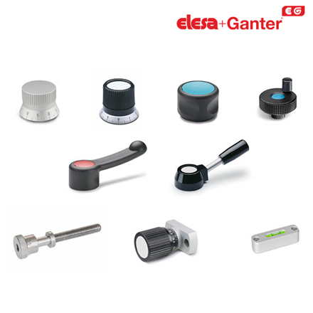 Унсурҳои агрегатҳои идоракунии Elesa+Ganter