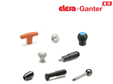 Дастакҳои собит, гардишкунанда ва печонидашудаи Elesa+Ganter 